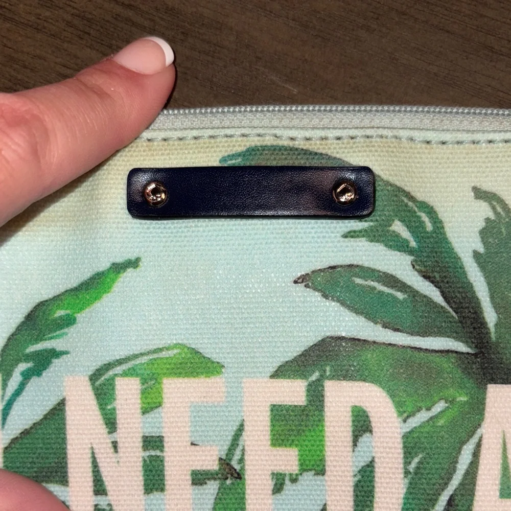 Kate Spade I Need A Vacation Blue and Green Tote Bag Set - Picture 11 of 16